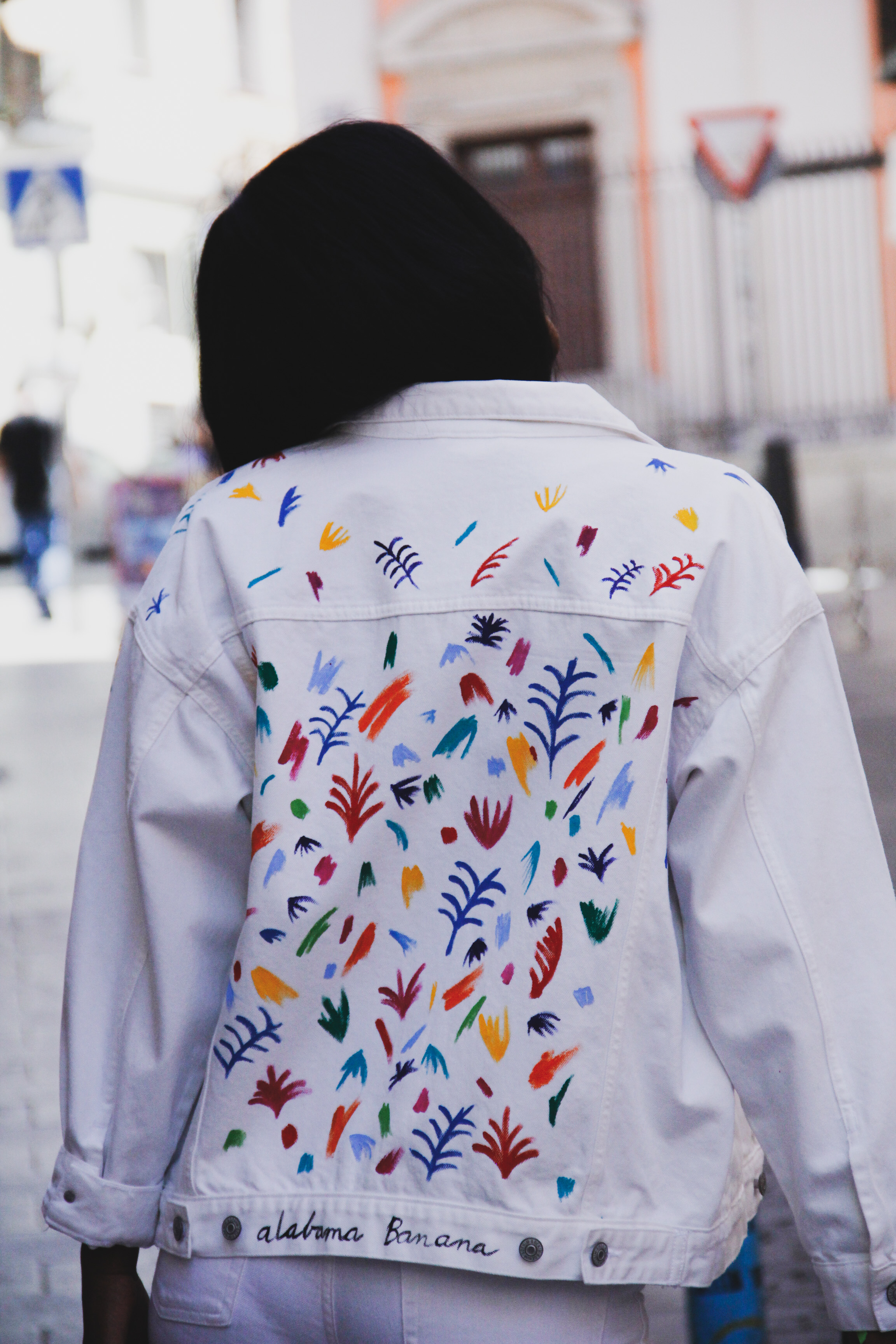 COLOURS Chaqueta pintada /Por encargo - ALABAMA BANANA